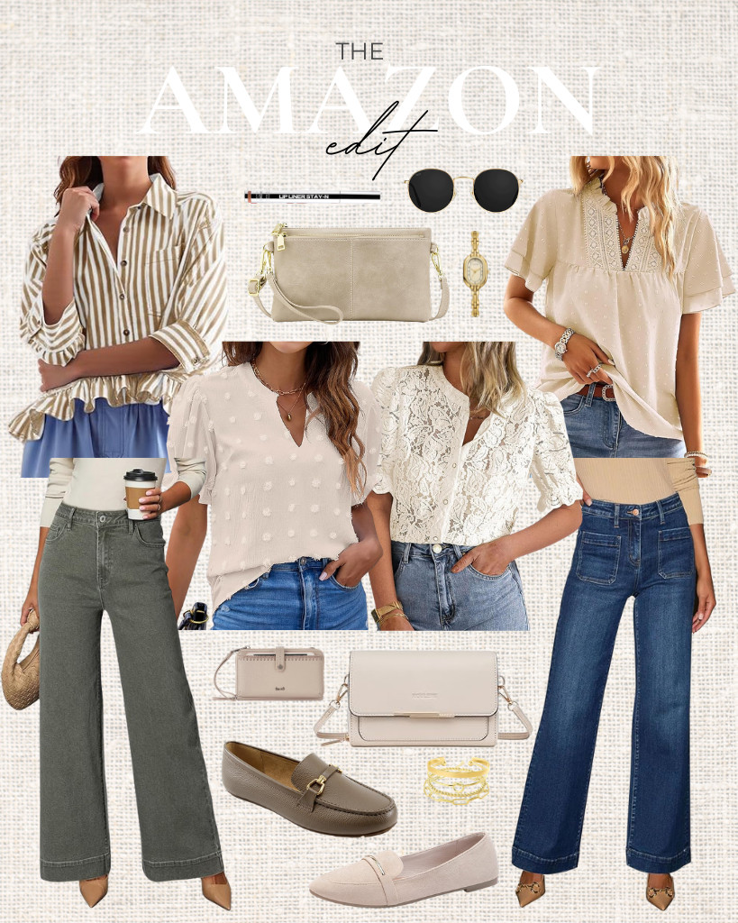 These Amazon Fashion Finds will provide you with more outfit ideas this week. Cicy Bell’s cropped striped blouse pairs perfectly with wide-leg jeans. Don’t miss out on the stylish loafers and bags available to complete your outfits. 

 #LTKSeasonal #LTKSaleAlert #LTKTravel