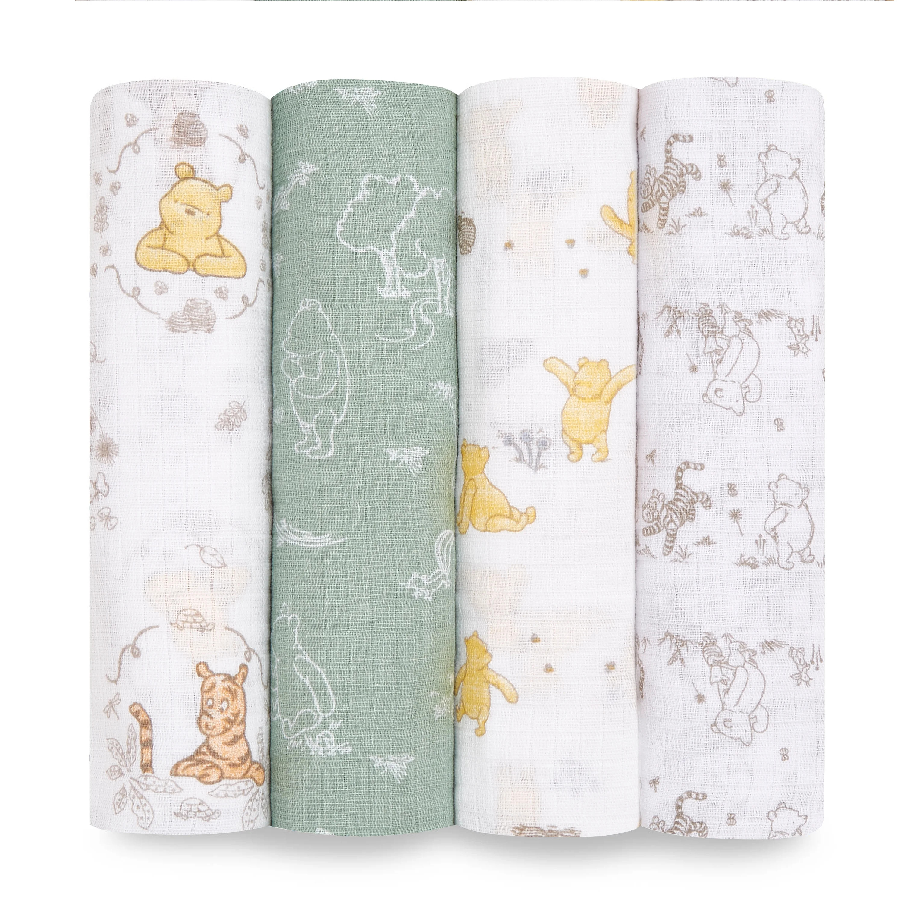 Aden + Anais™ x Disney Baby, Cotton Muslin Swaddle Blanket, Winnie the Pooh, Unisex, Infants, 4... | Walmart (US)