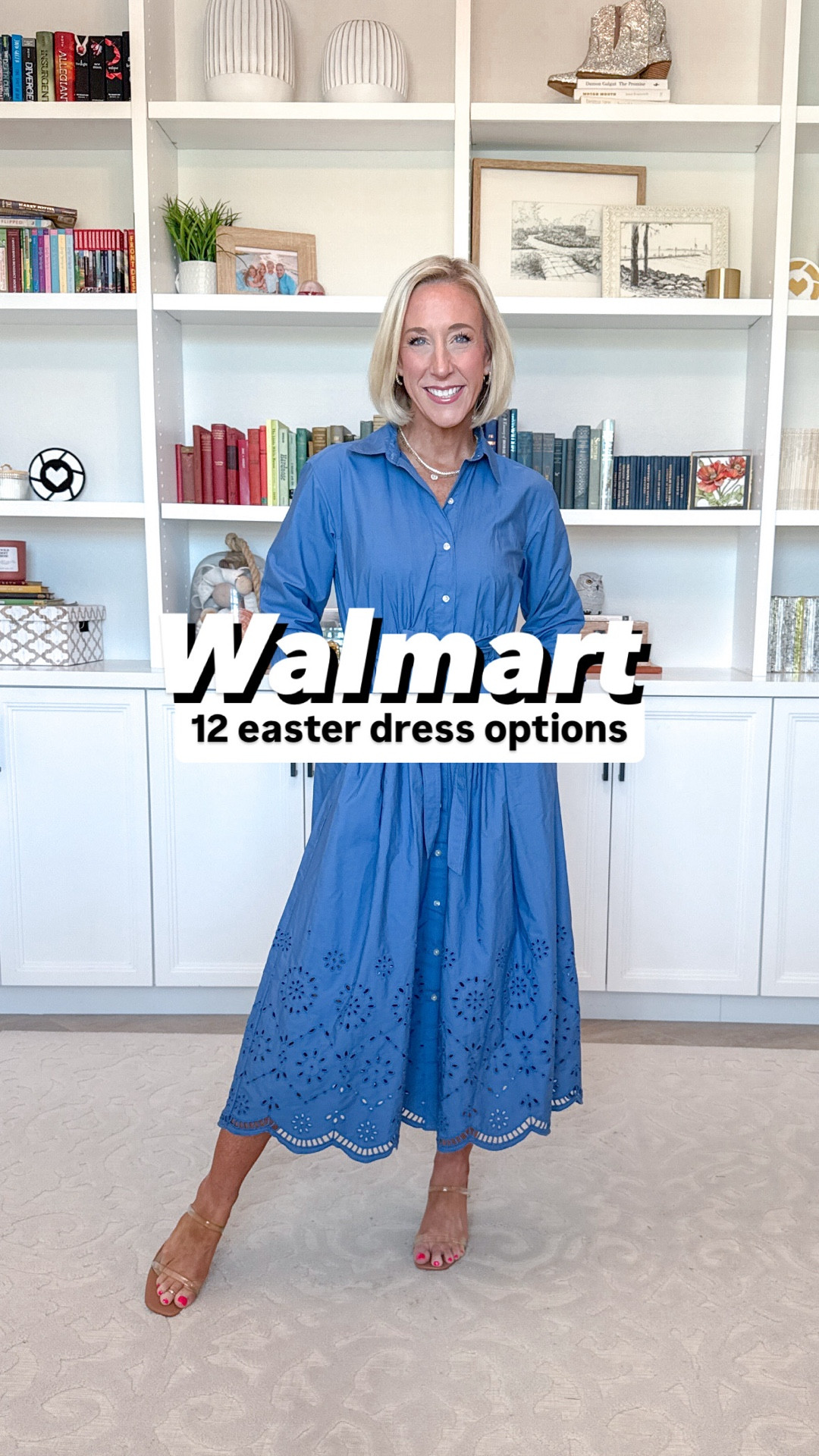 Walmart - 12 easter dress options
1. Cotton Eyelet Maxi Shirtdress - size XS. On sale $24.99. 2 colors.
2. Mini Shirtdress w/ Long Sleeves - size XS. $22.98. 4 colors.
3. Smocked Peplum Maxi Dress - size XS. $36.
4. Boatneck Mini Dress - size XS. $28. 2 colors.
5. Sleeveless Pleated Mini Dress - size XS. $34.
6. Tiered Ruffle Mini Dress with Short Puff Sleeves - size XS. $32. 2 colors.
7. Tie Back Midi Dress w/ Short Puff Sleeves -size XS. $22.98.  5+ colors.
8. Tie Back Mini Dress w/ Short Puff Sleeves - size XS. $19.98. 6+ colors.
9. Square Neck Mini Dress - size XS. $26. 3 colors.
10. Sleeveless Belted Midi Dress - size XS. $36. 2 colors.
11. Embroidered Midi Dress - size XS. $38.
12. Embroidered Denim Mini Shirtdress w/ Belt - size XS. $34.

#LTKSaleAlert #LTKSeasonal #LTKOver40