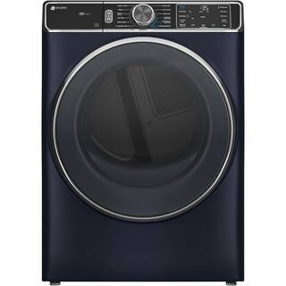 GE Profile 7.8 cu. ft. vented Electric Dryer in Sapphire Blue with Steam and Sanitize Cycle, ENER... | The Home Depot