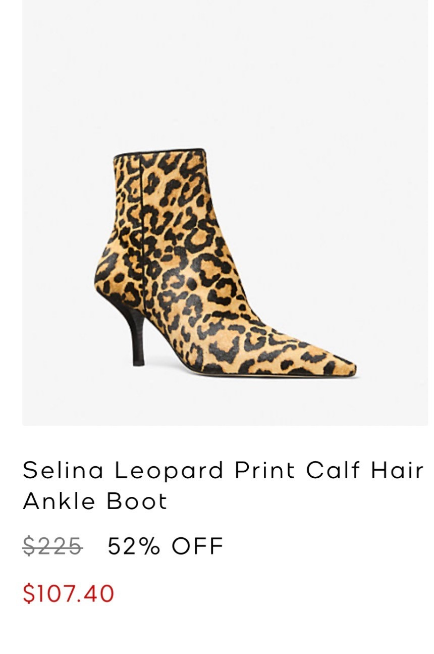 Now on sale up to 52% off, these boots are sure to be favorites in your shoe collection! Great style, doable heel height, comfortable and reasonably priced. GET YOURS! WHILE THEY LAST. 