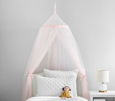 Blush Classic Tulle Canopy | Pottery Barn Kids