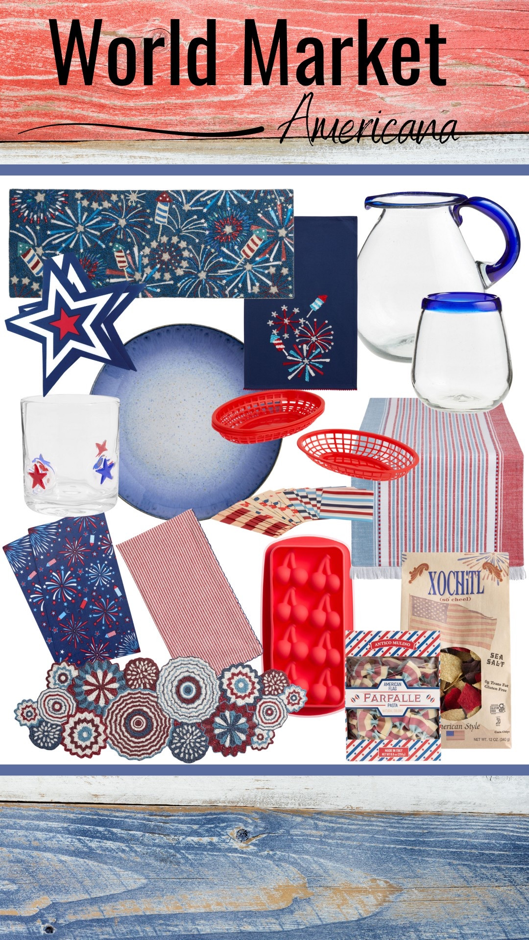 World Market does Americana  

#LTKHome #LTKSeasonal #LTKSummerEdit