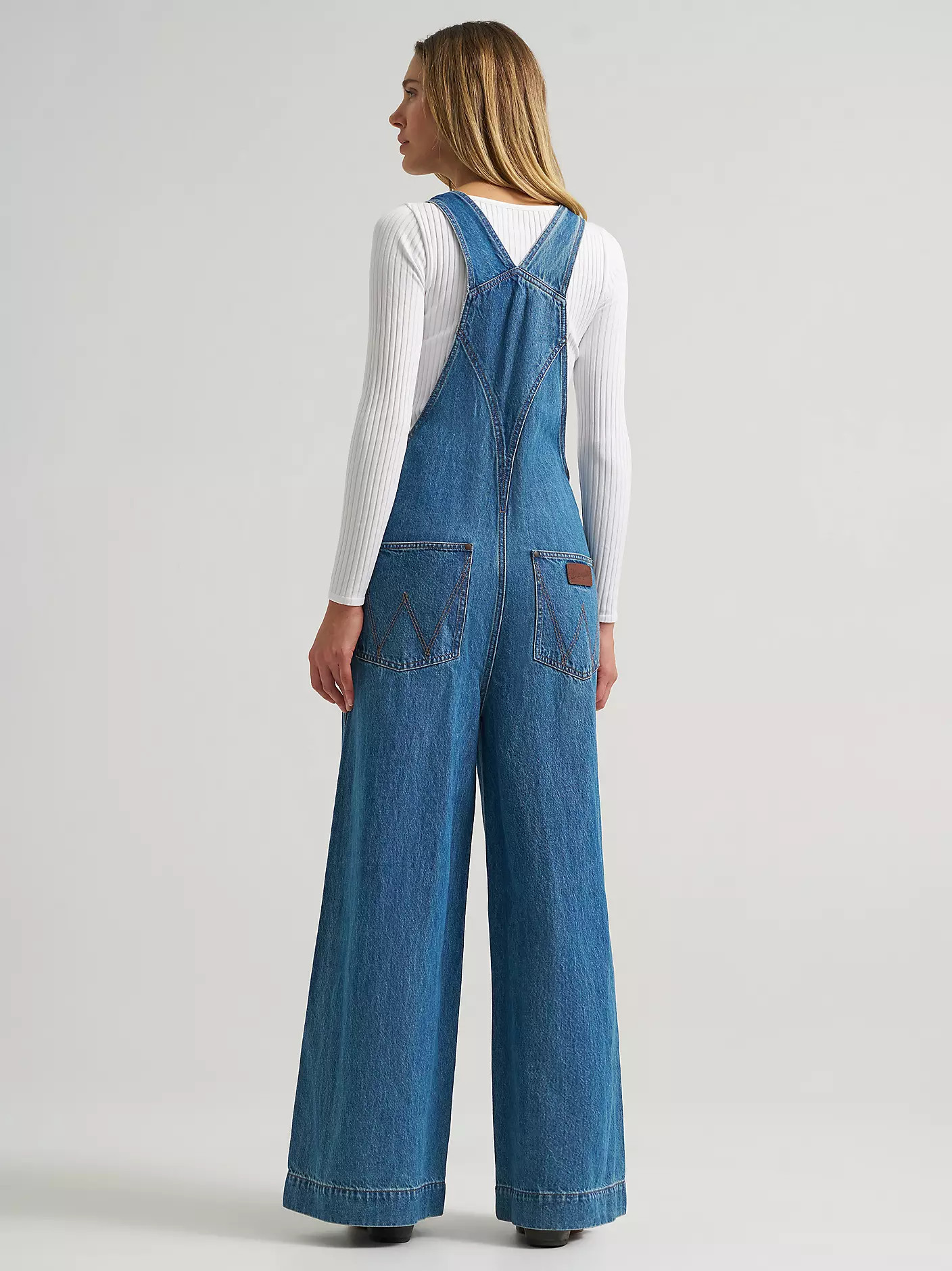 Women's Wrangler Retro\u00ae Bailey Wide Leg Overalls | Wrangler