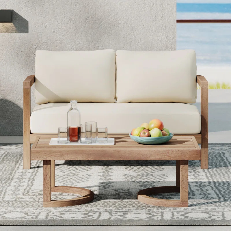 Treve 2 - Person Outdoor Seating Group with Cushions | Wayfair North America