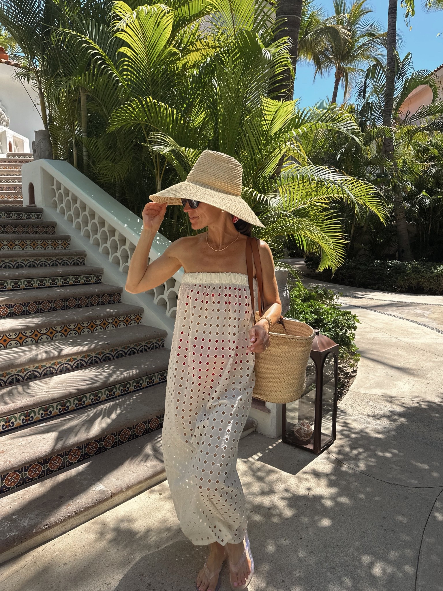 Beach outfit 
Hat is 25% off - I’ve had it for 2 years and love it. 

#LTKPetite #LTKOver40
