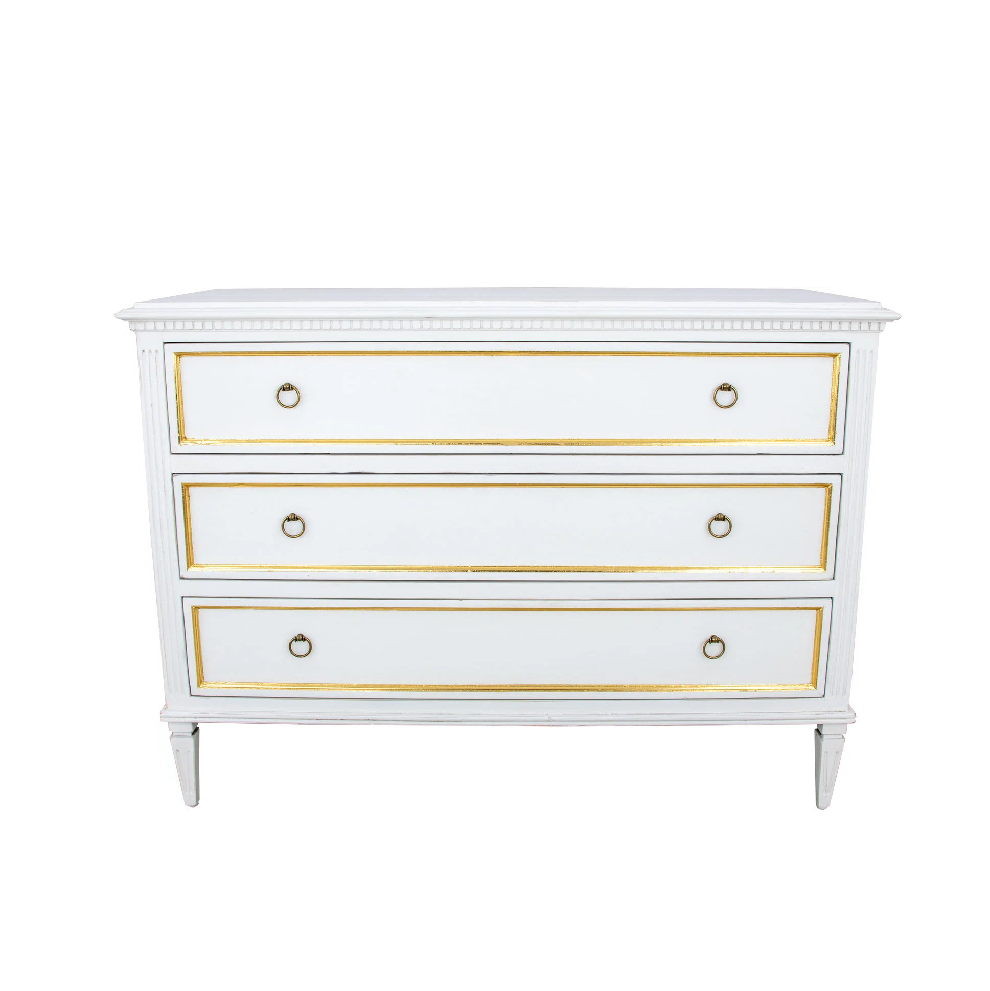 Lauren 3 - Drawer Solid Wood Dresser | Perigold