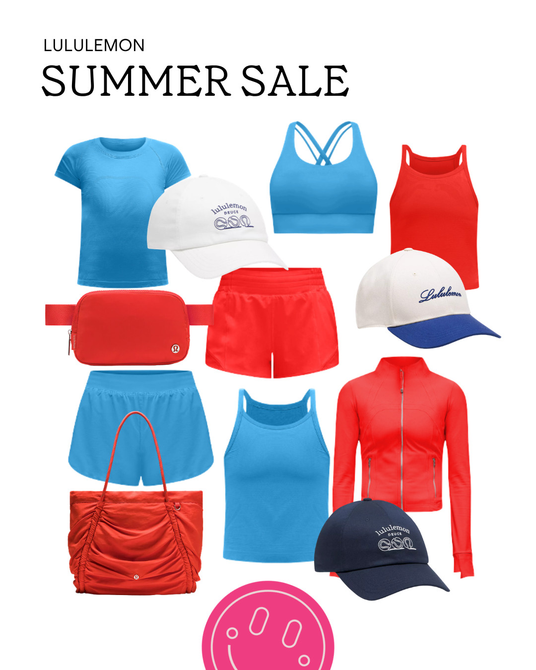 Lululemon summer sale favorites!!! So many cute red, white, & blue pieces for the 4th!!! 

 #LTKfitnessgoals #LTKSeasonal #LTKSaleAlert