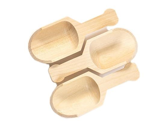 Perfect Stix 10-Pack Mini Wood Scoop, 4-1/4 L x 1-1/4 W-Inch | Amazon (US)