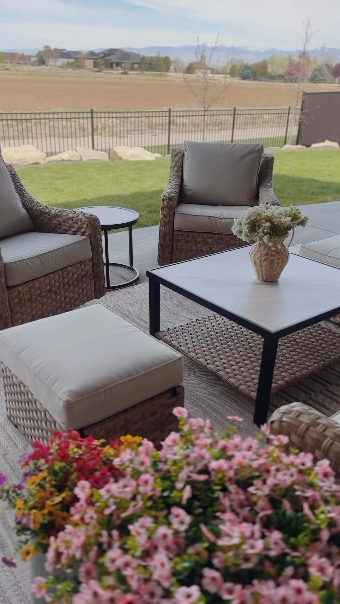 Walmart released a new patio set that has the same great features as my set but at a way better price! 

#LTKHome #LTKSaleAlert #LTKSeasonal