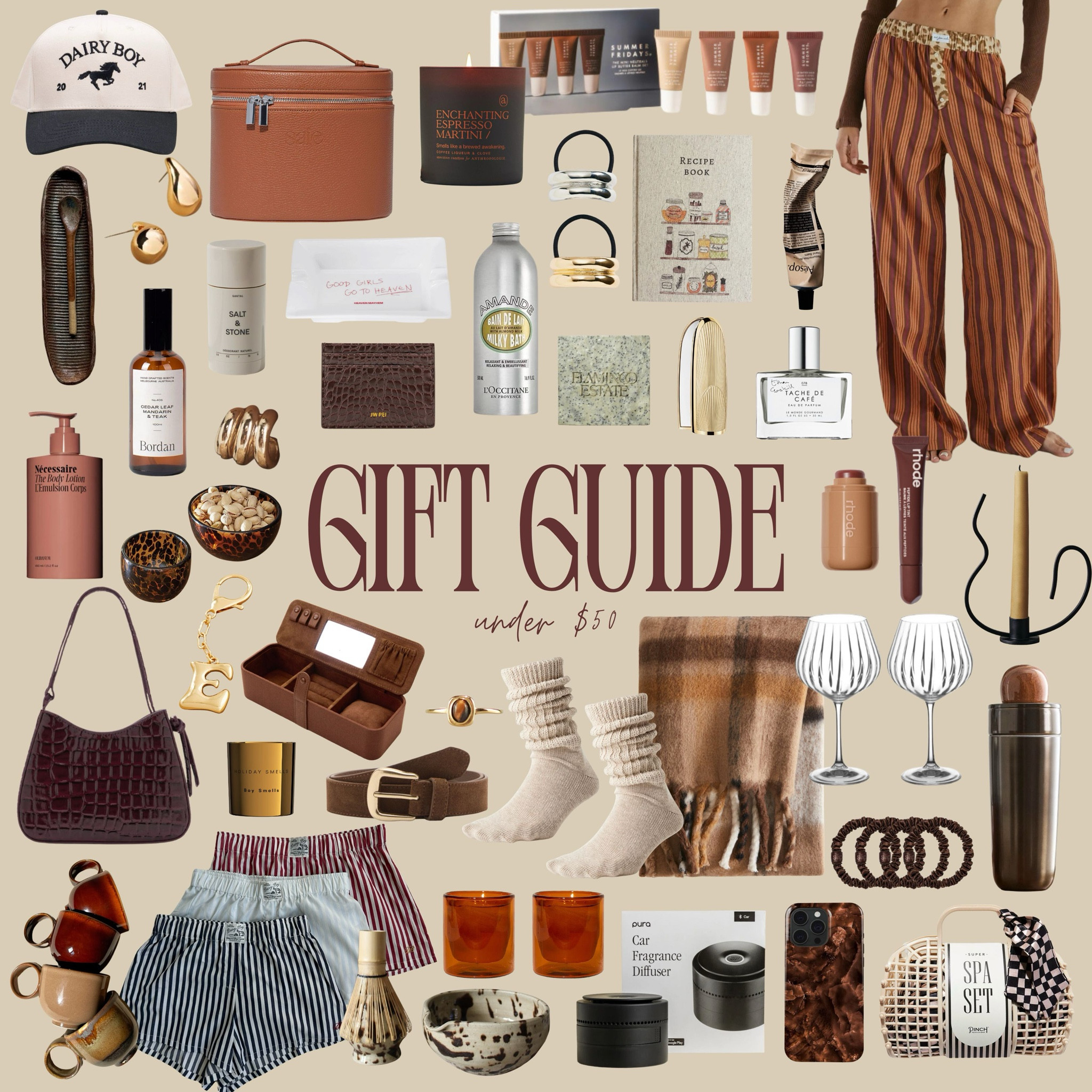 Gift Guide under $50

Gifts for her, stocking stuffers, accessories, jewelry, home decor, clothing, beauty 

#LTKGiftGuide #LTKFindsUnder50