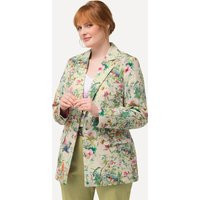 Floral Print Blazer | Ulla Popken - US