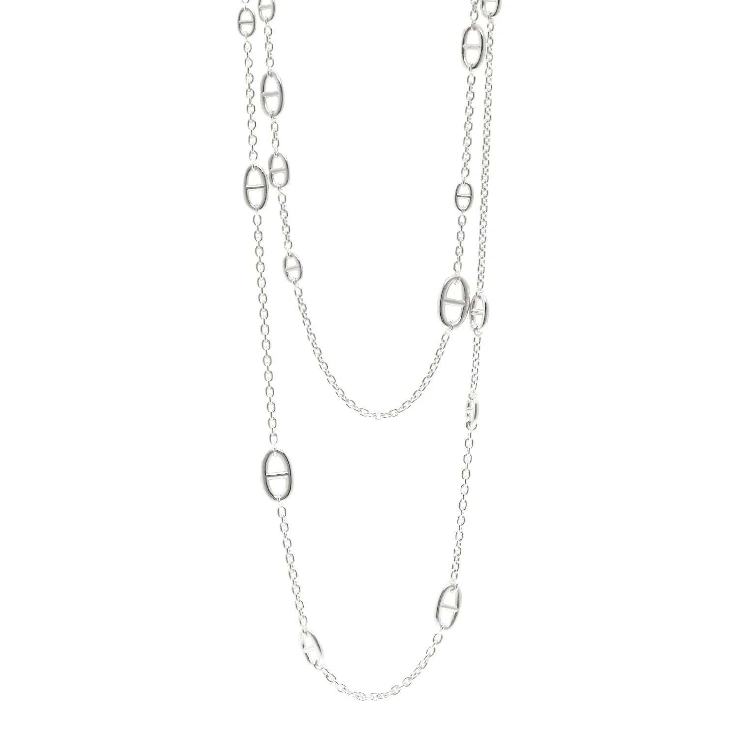Sterling Silver Farandole Necklace 160 | FASHIONPHILE (US)
