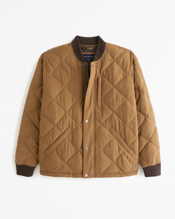 Men's Quilted Liner Jacket | Men's Coats & Jackets | Abercrombie.com | Abercrombie & Fitch (US)