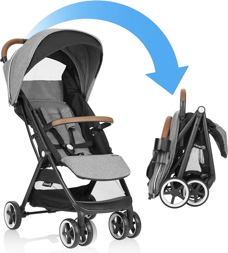 Evenflo GOLD Otto Self-Folding Stroller, Baby Carriage, Lightweight Stroller, Compact, Gravity Fo... | Amazon (US)