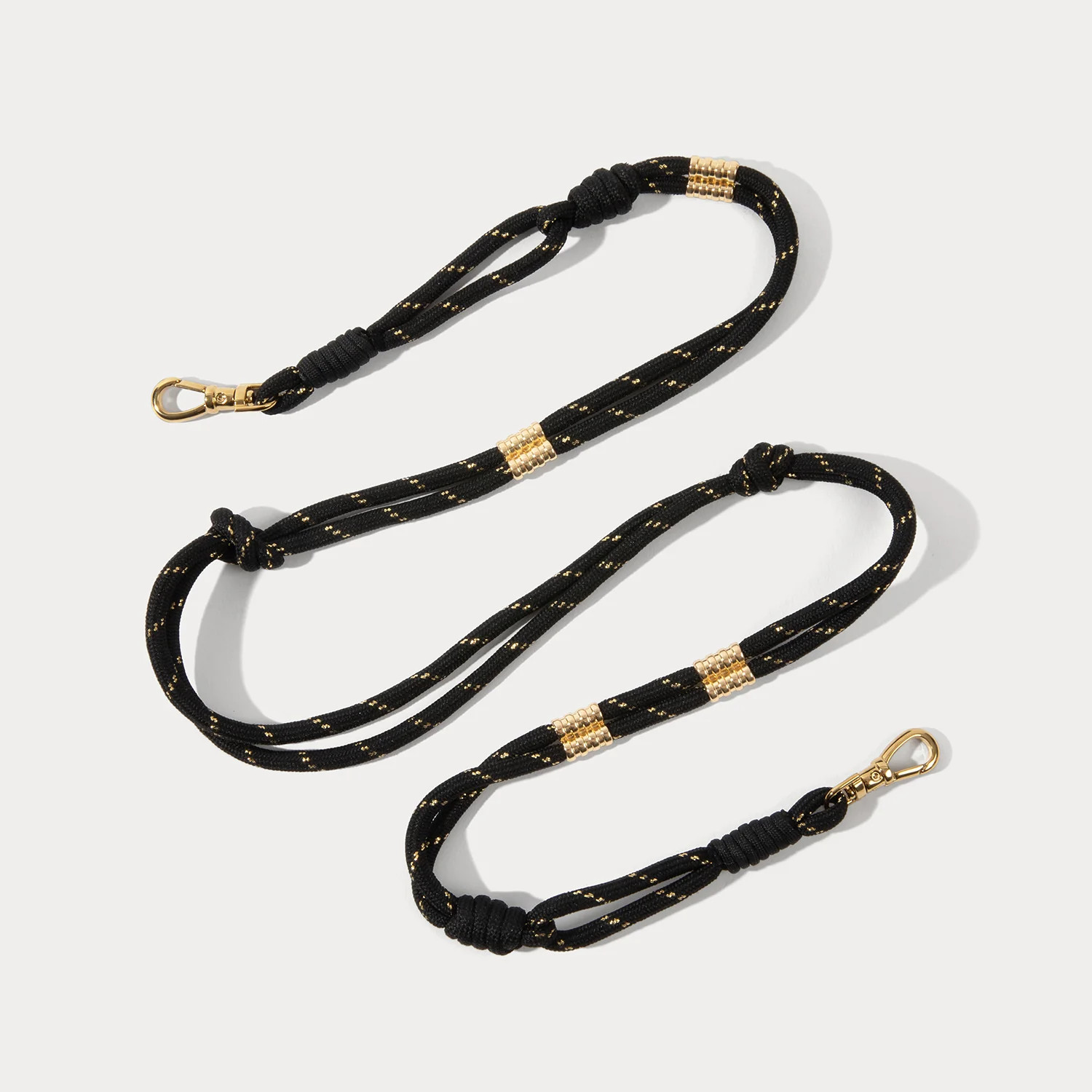 Layla Rope Strap - Black/Gold | Bandolier