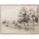 My Texas House Sepia Landscape Vintage Framed Art 36x28 | Walmart (US)