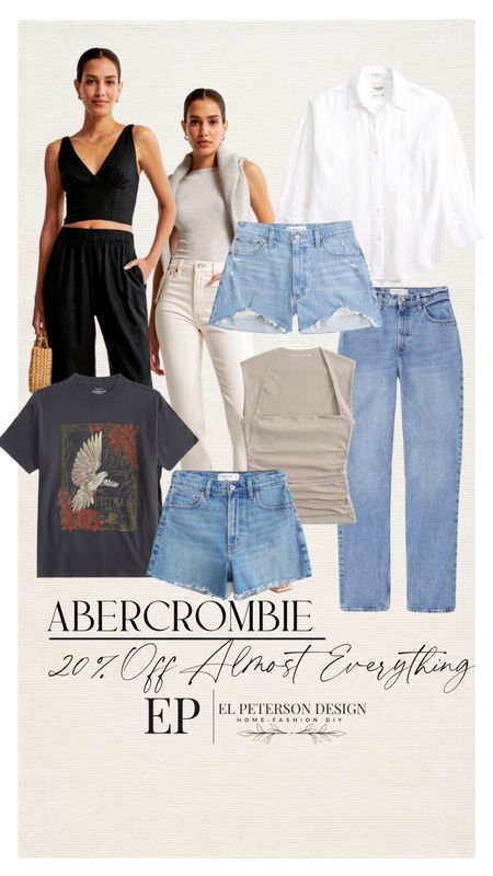 20% off almost everything 
Jean
Jean shorts
Tshirt
Shirt
Shirt
Top
Linen pants 

#LTKsalealert #LTKstyletip