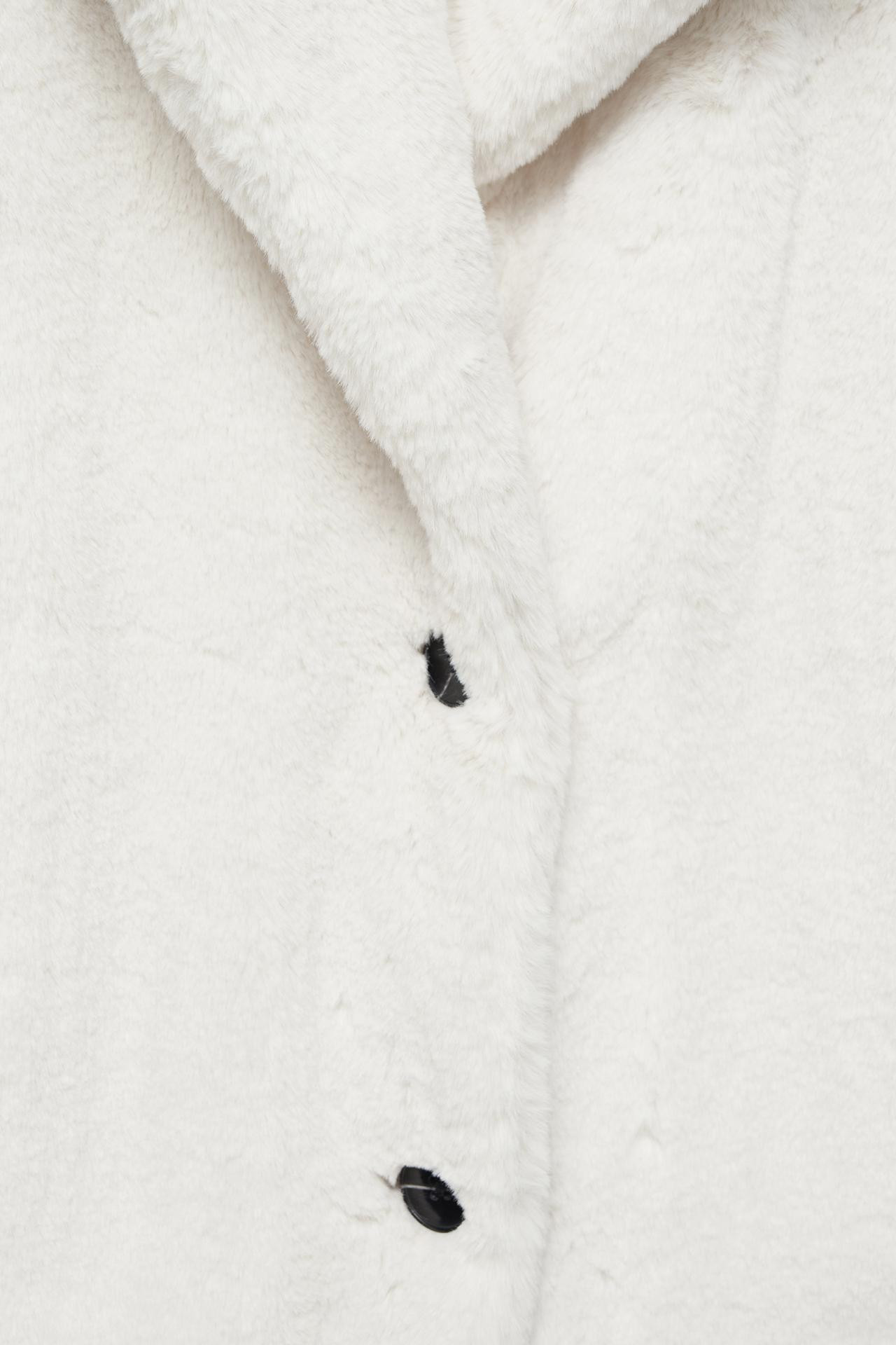 Faux fur coat | PULL and BEAR UK