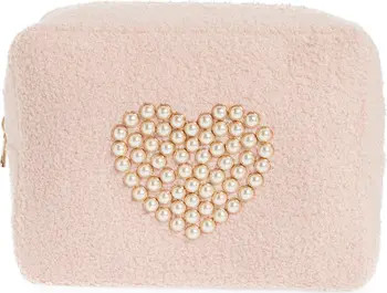 btb Los Angeles Heart Teddy Cosmetics Case | Nordstrom | Nordstrom