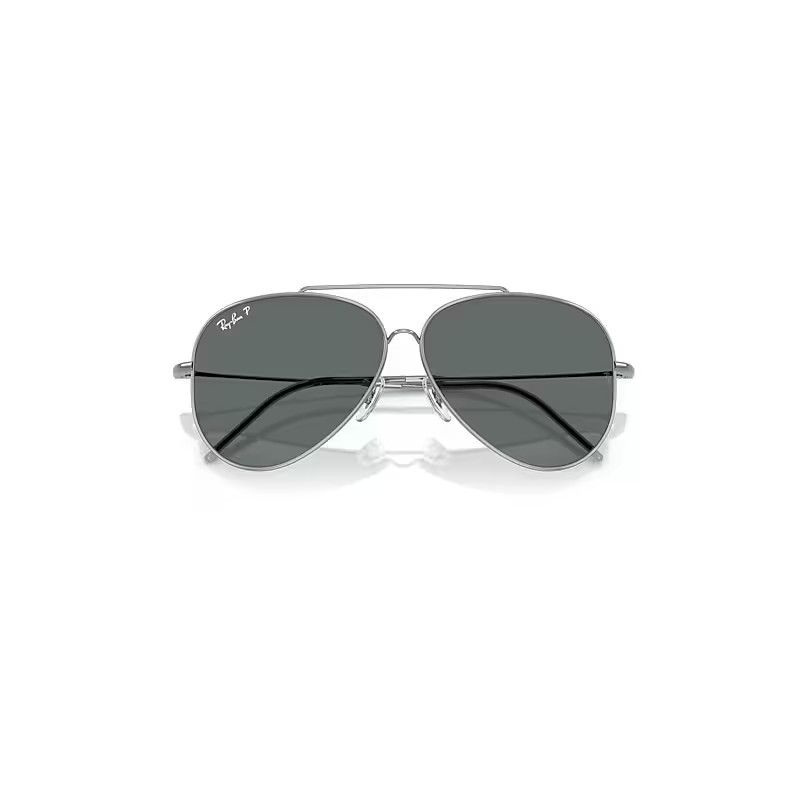 Ray-Ban Aviator Reverse Sunglasses Gunmetal Frame Grey Lenses Polarized 62-11 | Ray-Ban (US)