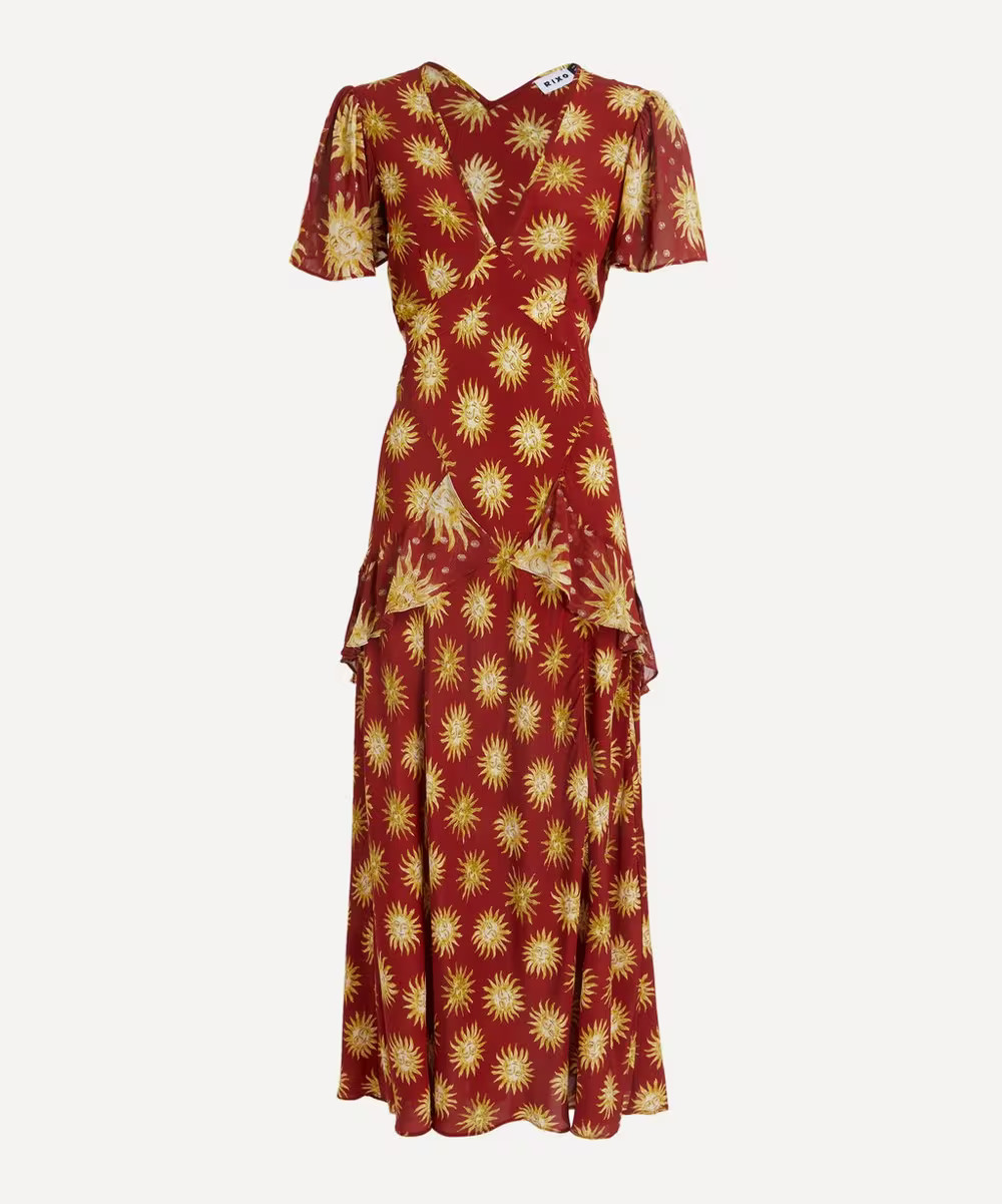 Evie Sunshine Ochre Dress | Liberty London (UK)