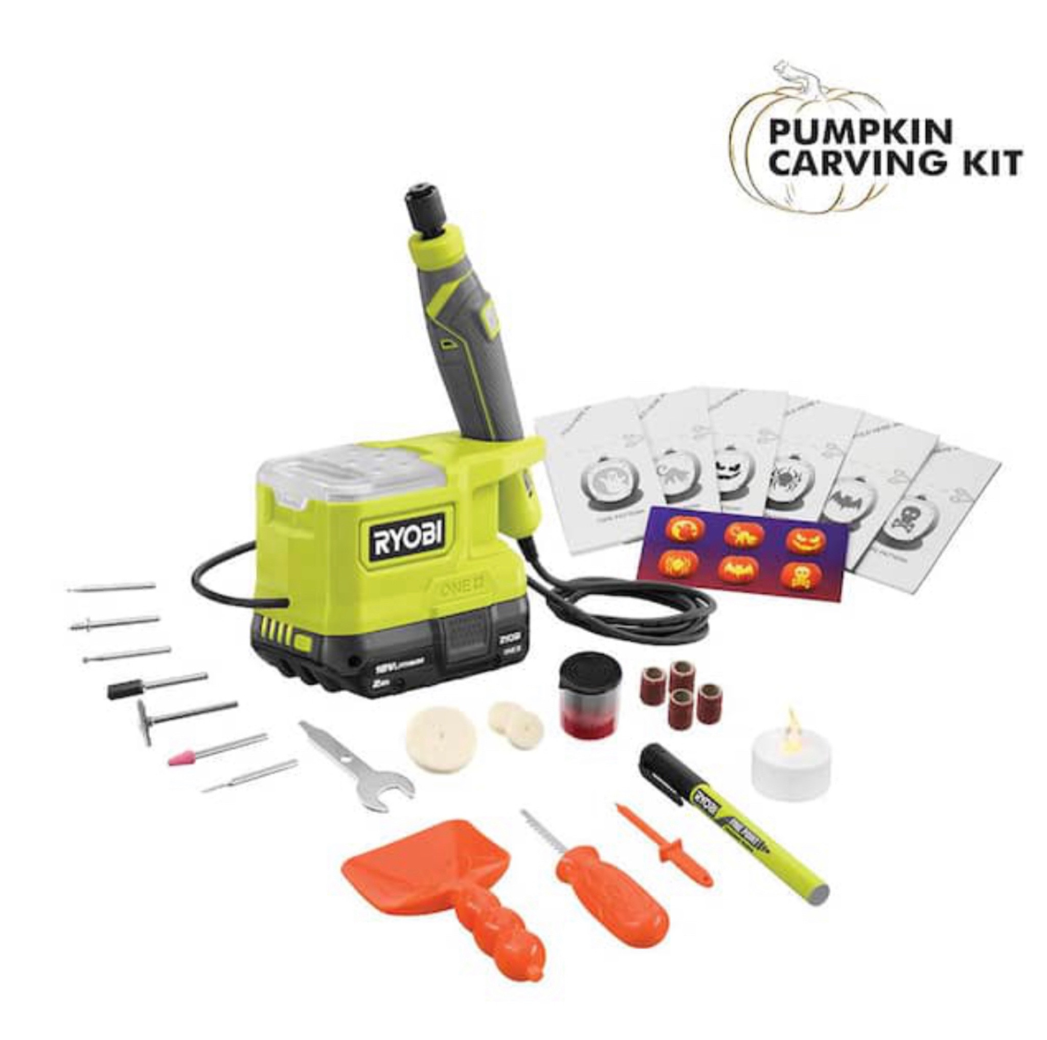 Ryobi pumpkin carving kit and tools for Halloween  

#LTKHalloween #LTKSeasonal #LTKhome