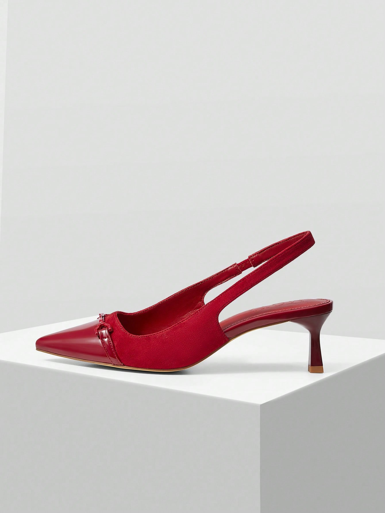 MOTF PREMIUM WOMEN'S POINTED TOE COLOR BLOCK HIGH HEEL PUMPS | SHEIN