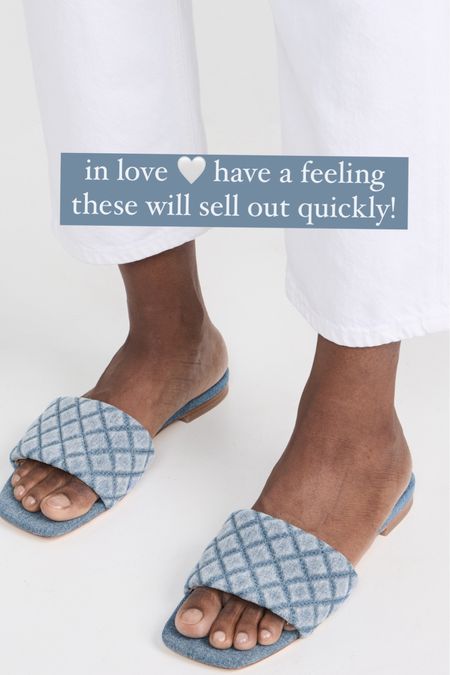 denim sandals 

#LTKshoecrush #LTKSeasonal