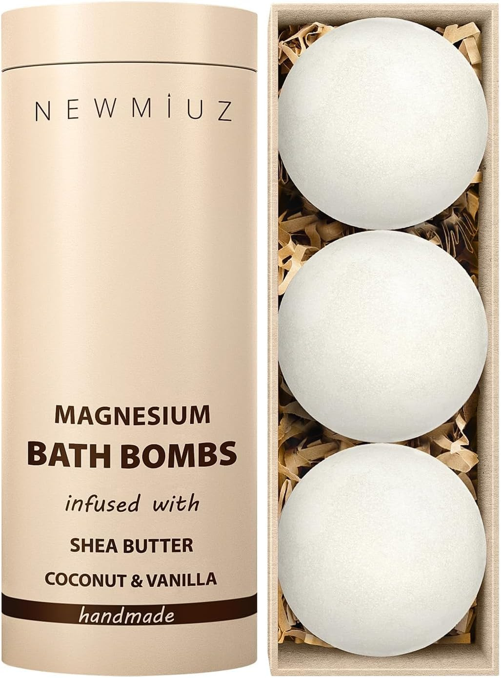 Magnesium Bath Bombs Post Workout Recovery Sore Muscles Tension Epsom Salt Bath Infused with Vani... | Amazon (US)