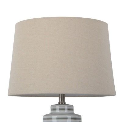 Large Natural Linen Mod Drum Lamp Shade - Threshold™ | Target