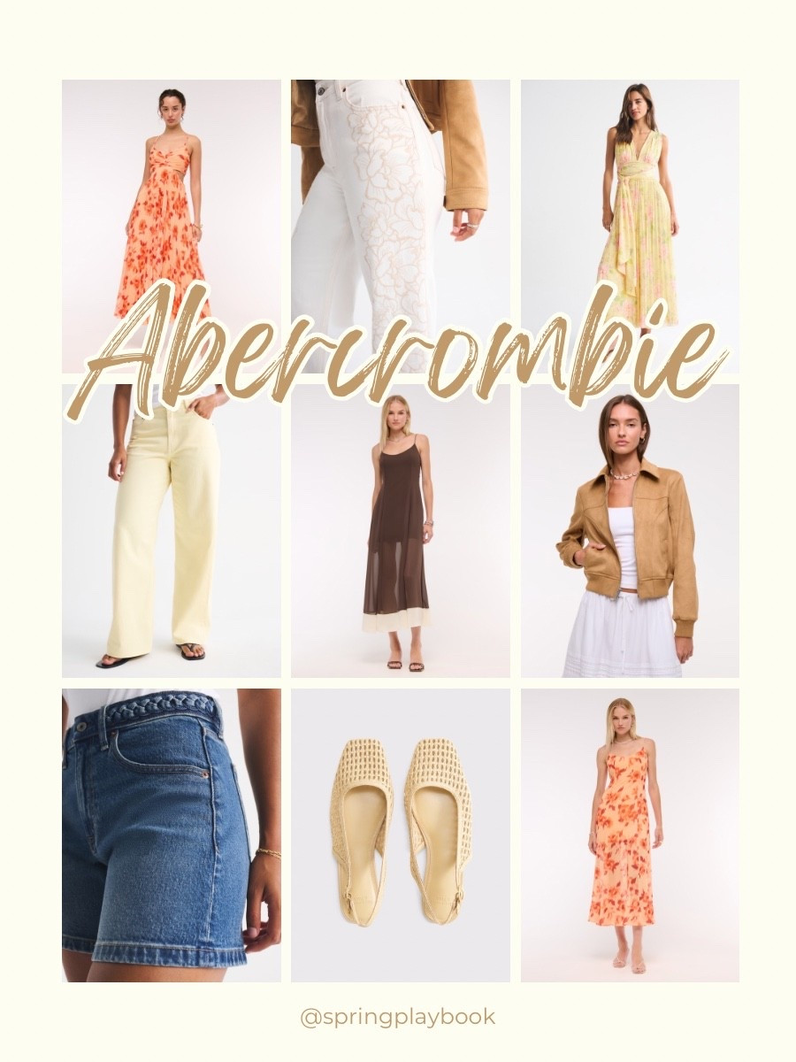 New Arrivals from Abercrombie. 

Curve Love Wide Leg jeans are on my list to try. 

Dresses for Weddings or fall events. 

#createdcolorful #createdcolorfulspring #hocspring #tcispring #tcilightspring #pcaspring #lightspring #warmspring #truespring #brightspring #clearspring #paintboxspring #bluespring

#LTKMidsize #LTKSeasonal #LTKSaleAlert