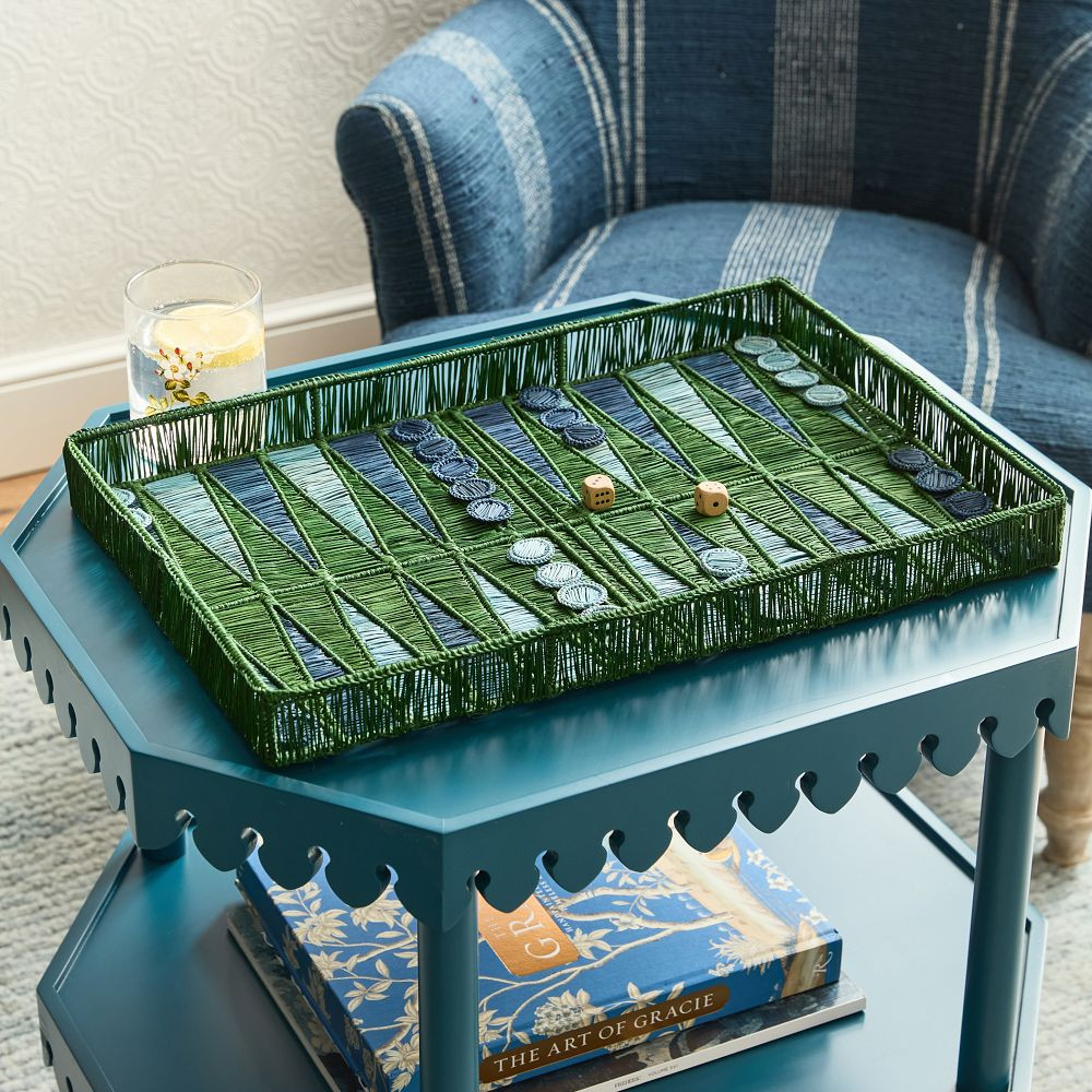 Woven Backgammon Set | GreenRow