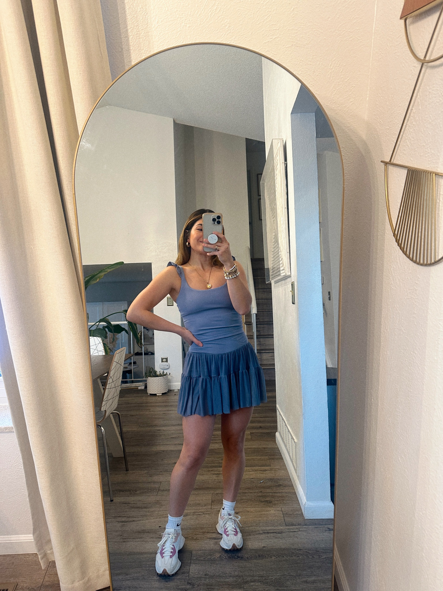 This skirt in this color is so good!!! You girls need it!!! Wearing size xs. It runs tts.
The top is adorable and runs tts as well. Wearing size xs

#LTKFindsUnder50 #LTKFitness #LTKFindsUnder100