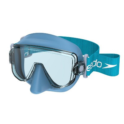 Speedo Adult Dive Travel Mask - Blue: Anti-Fog Lens, Ages 14+ | Target