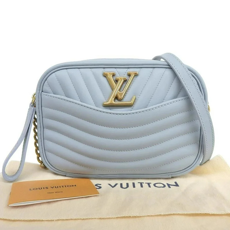 Pre-Owned Louis Vuitton LOUIS VUITTON Epi New Wave Camera Bag Shoulder LV Light Blue M55329 (Like... | Walmart (US)
