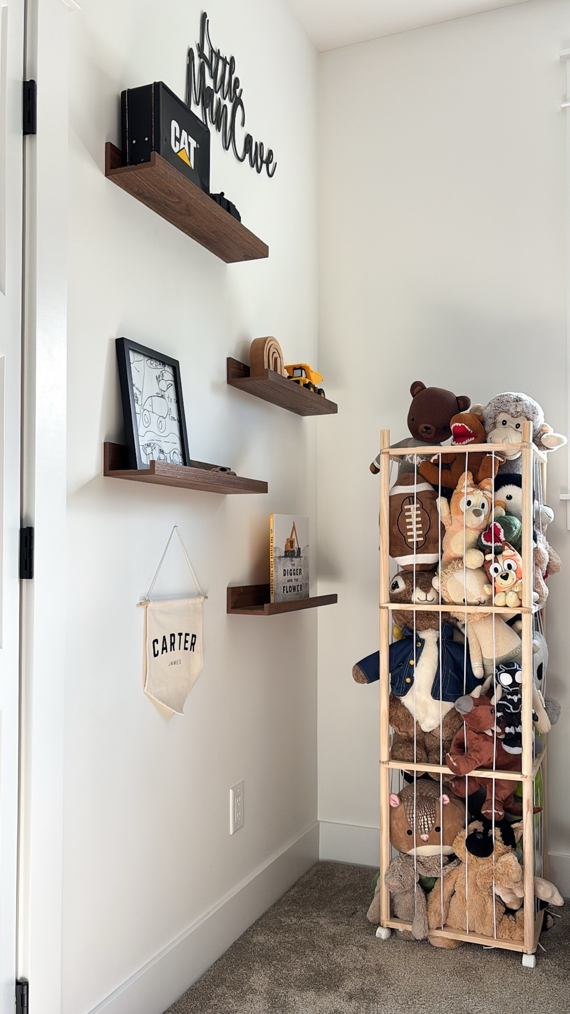 If your kids have more stuffed animals than they know what to do with, this is such a cute solution. I added this stuffed animal zoo to Carter’s room to keep everything contained without hiding his favorites away. It keeps the room feeling tidy, and he can still grab whichever buddy he wants. Linked everything I could find for this corner.

Amazon Canada | Boy Bedroom | Toddler | Little Man Cave | Neutral

#LTKcanada #LTKhome #LTKkids
