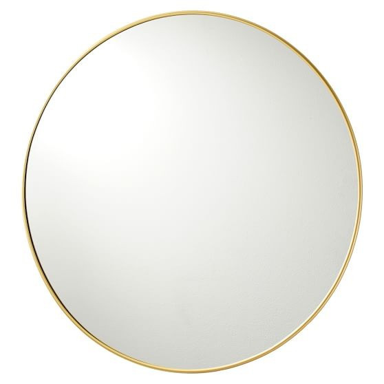 Metal Framed 38" Round Mirror | Pottery Barn Teen