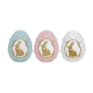 Assorted 5.25" Embellished Easter Bunny Tabletop Egg, 1pc. by Ashland® | Michaels | Michaels Stores