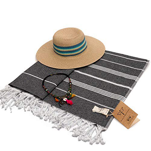 Smyrna Classical Series Original Turkish Beach Towel | 100% Cotton, Prewashed, 37 x 71 Inches | P... | Walmart (US)