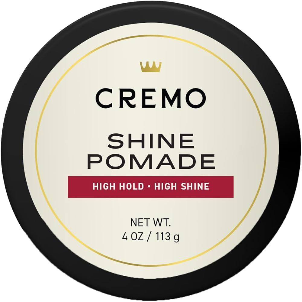 Cremo Hair - Premium Barber Grade Pomade, High Hold & Shine, Hair Styling, 4 Oz | Amazon (US)