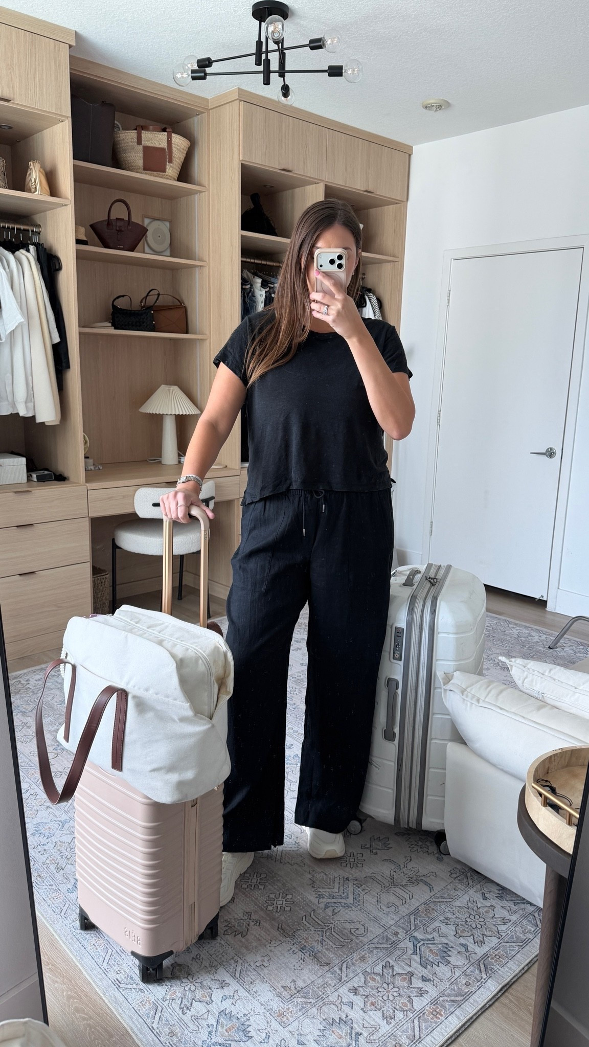Red eye flight airport outfit / linen summer airport outfit

#LTKTravel #LTKTall #LTKMidsize