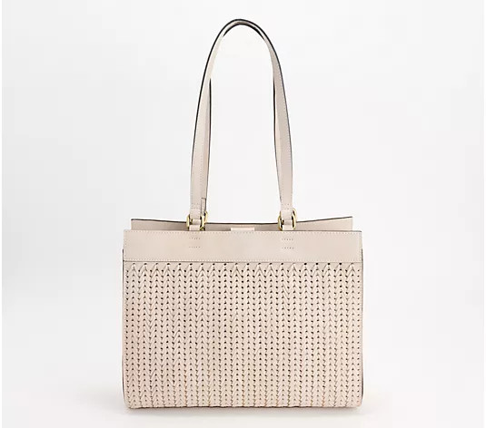 Patricia Nash Leather Ophira Shopper Bag | QVC