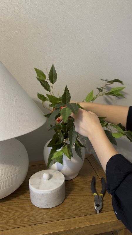 I love to cut my stems at different lengths so they have different heights in the vase. This makes them look more real and organic!

Vases and stems, greenery, faux stems, bedroom nightstand, nightstand decor, nightstands, bedrooms, bedroom styling, bedroom decorating, home decor, home design 

#LTKstyletip #LTKhome #LTKVideo
