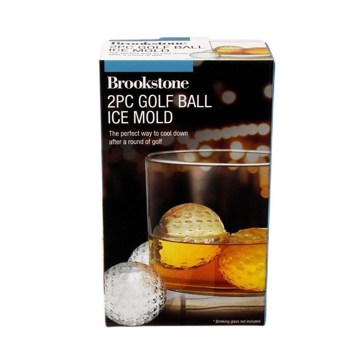 Brookstone Men's Golf Ball Ice Molds - White | Target