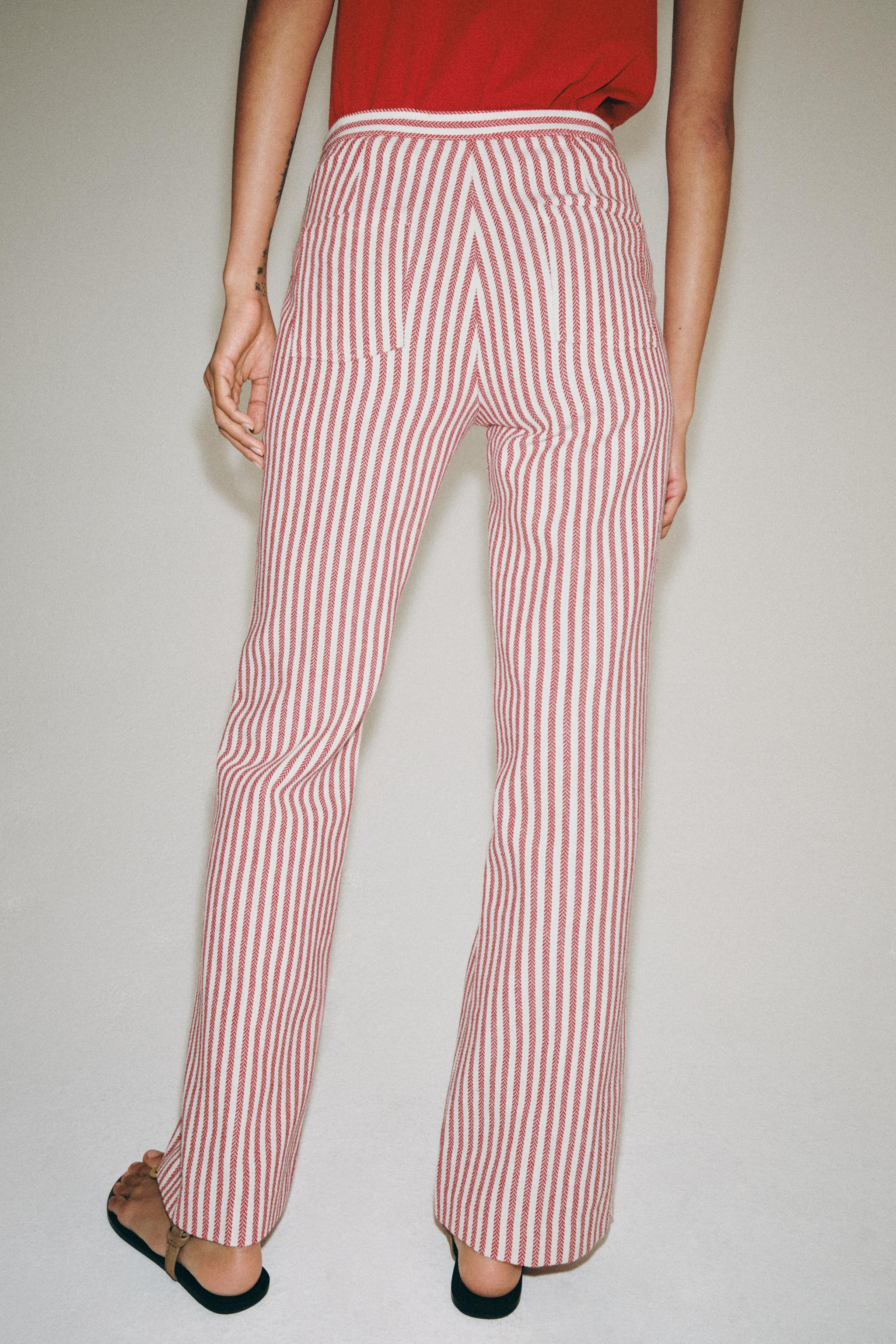 ZW COLLECTION STRIPED PANTS | Zara US