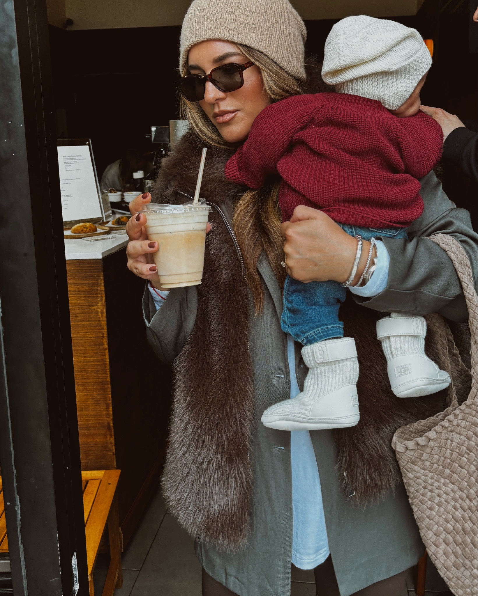 Mom and baby girl looks lately. 