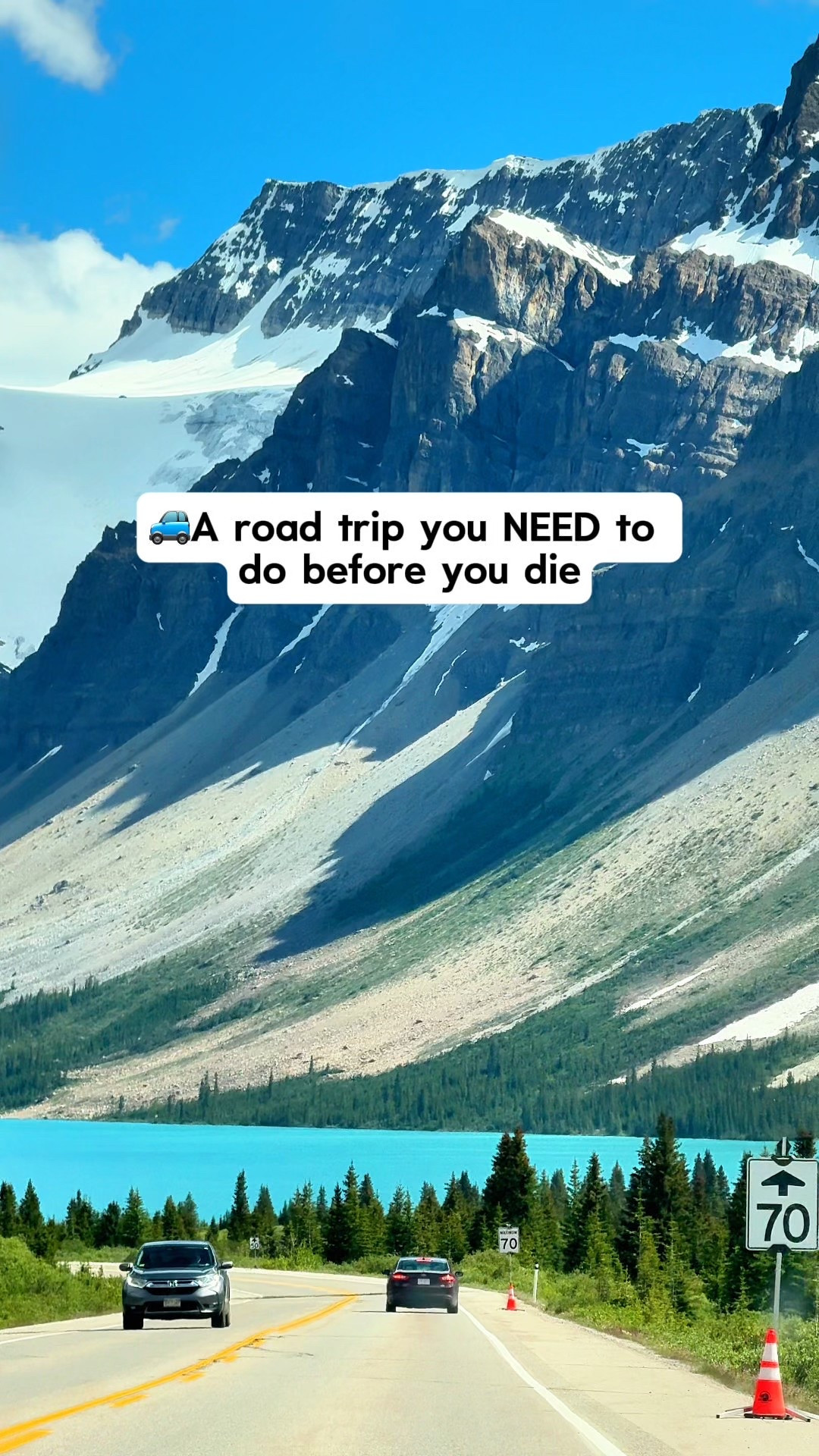 Steal our perfect Banff road trip itinerary! 🇨🇦👇🏼

💬 Comment “ROCKIES” to join the waitlist for our upcoming Banff to Jasper road trip guide!

If Banff, Canada isn’t on your travel list yet - this is your sign to change that ASAP 🏔️🩵

🚙 This road trip has it all: unreal turquoise lakes, epic mountain views, glaciers, waterfalls and more. 🤯

💜Follow @KatieOSheaAway for all the specific details you need to plan your dream trips!

Here are our must see spots on a Banff road trip! 👇🏼🇨🇦

📍Lake Louise This iconic lake is glacier-fed and known for its unreal turquoise water. Go at sunrise for alpine glow magic ✨ Parking fills very early - shuttles are your best bet.

📍Moraine Lake Tucked in the Valley of the Ten Peaks, this lake doesn’t even look real 🩵 You can’t drive yourself anymore - book a shuttle! The Rockpile Trail gives you the classic postcard view with minimal effort.

📍Peyto Lake Famous for its wolf-head shape 🐺 This quick stop off the Icefields Parkway is TOTALLY worth it! Easy walk, big payoff.

📍Bow Lake One of the most peaceful lakes in the Rockies, and way less crowded. 

📍Athabasca Glacier Walk to the base for free or book a guided glacier tour to walk on the ice ❄️ This spot is wild to see in person!

📍Sunwapta Falls This waterfall is just off the Icefields Parkway and super easy to access. Walk a short path to the main view 📸

📍Spirit Island Accessible by boat tour only, this is one of the most photographed spots in all of Canada! 💙 Crystal clear water and mountain reflections.

💌SHARE this if you thought it was helpful! 😊🫶

💬 Comment “ROCKIES” to join the waitlist for our upcoming Banff to Jasper road trip guide!

💜Follow @KatieOSheaAway to turn your bucket list into reality!

💬 Comment “HIKE” and we’ll DM you our Free Hiking & Adventure Essentials Checklist + Gear Guide 🥾💌

💬Comment “SHOP” to shop this video!

#roadtrip #BanffTravel #canadaroadtrip #canadatravel #roadtrips #banff #lakelouise #jasper #morainelake #visitbanff #banffitinerary #banffguide #epicroadtrip #adventuretravel #hikingcouple

#LTKActive #LTKTravel #LTKMidsize