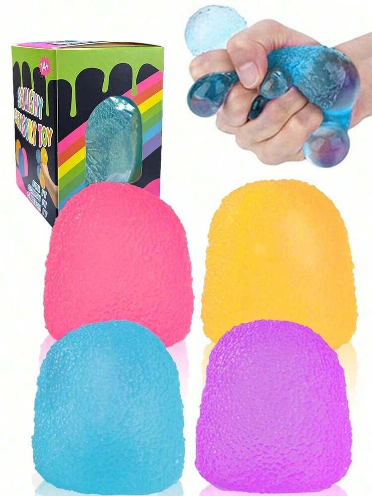 2026 New Color Squeeze Soft Candy - Stress Relief Toy, Squeeze Sensory Toy, Available In Different Sizes, Suitable For Birthday/Party Gifts, Anxiety Relief, Sock Stuffing, Classroom Rewards | SHEIN