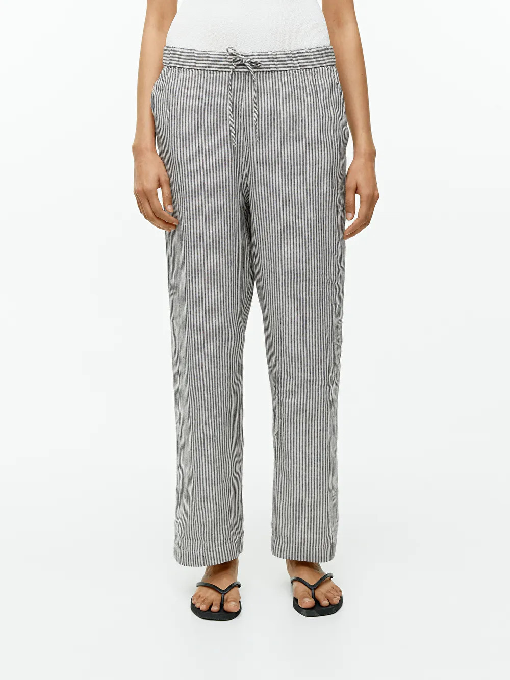 Linen Drawstring Trousers | ARKET (US&UK)